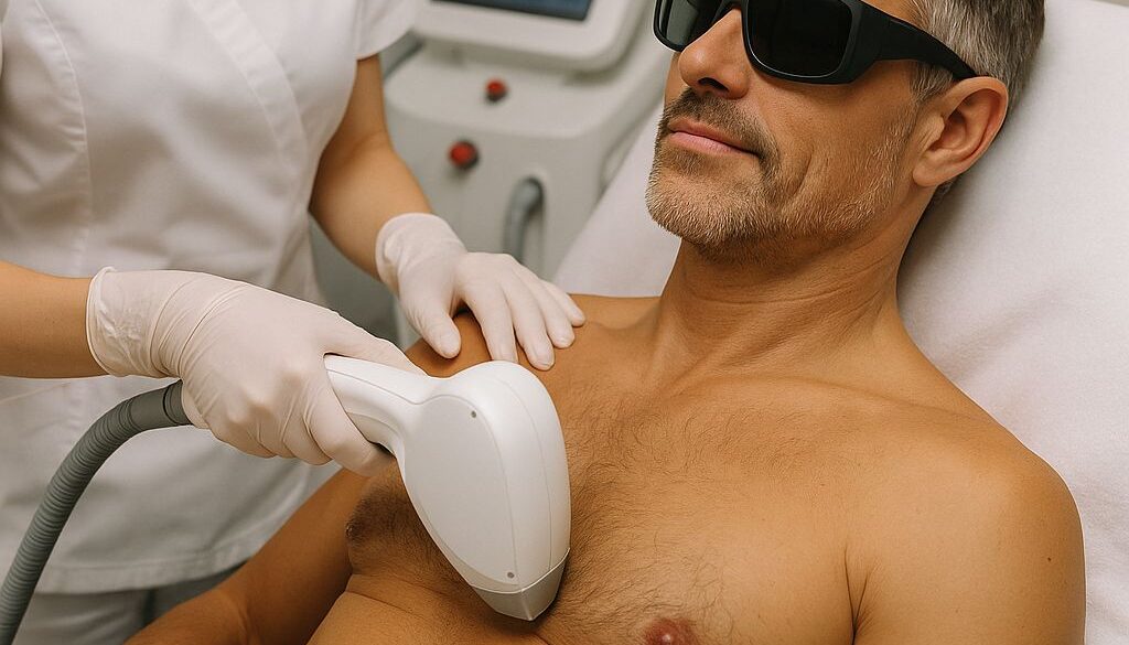 Depilacja laserowa dla mężczyzn w Poznaniu – komfort i skuteczność w Helse Clinic