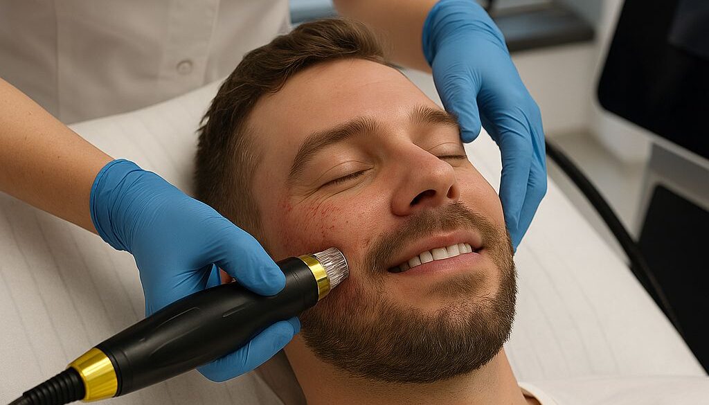 Radiofrekwencja RF dla mężczyzn – skuteczny sposób na zmarszczki, blizny i poprawę jędrności skóry